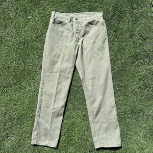 Vintage 60s Levis Beige Denim Jeans 31 x 27
